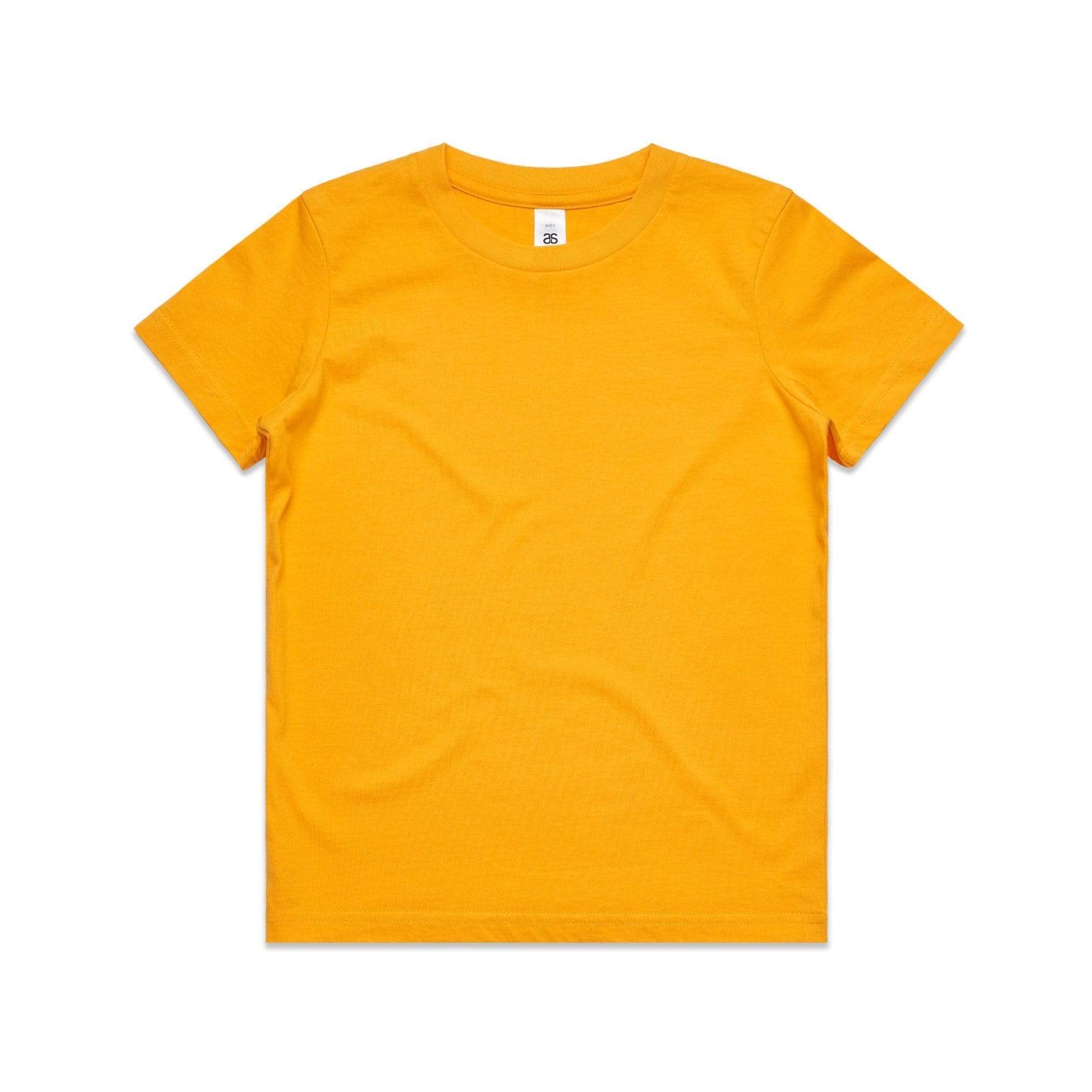 As Colour Youth tee 3006 Casual Wear As Colour GOLD 8Y 